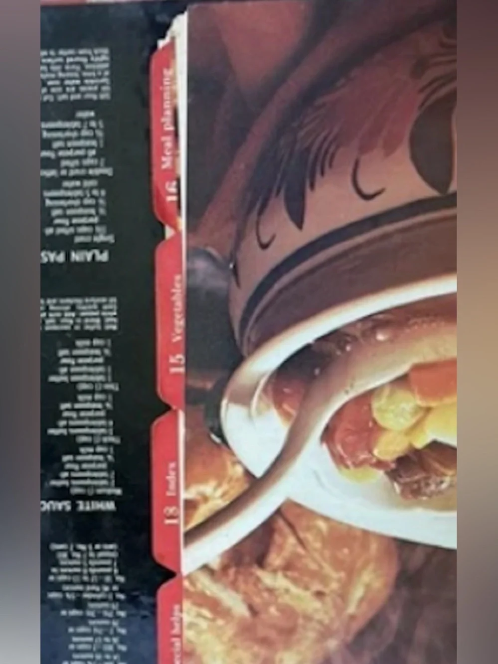 Vintage 1980s Better Homes and Gardens New Cook Book 5 Ring Binder Red Plaid